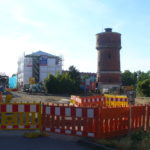Keine Sommerpause auf der Wasserturm-Baustelle